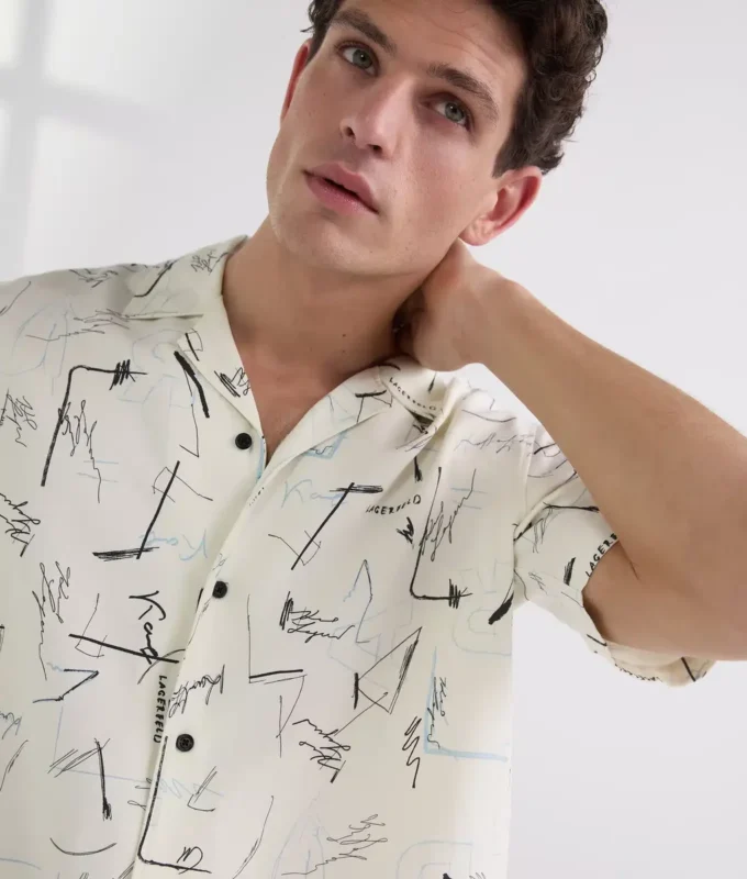 CAMISA DE BOLOS CON ESTAMPADO INTEGRAL CAMISA DE BOLOS CON ESTAMPADO INTEGRAL