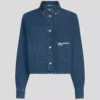 CAMISA DE DENIM DE CORTE CUADRADO CAMISA DE DENIM DE CORTE CUADRADO