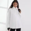 CAMISA DE POPELÍN CON CUELLO DOBLE CAMISA DE POPELÍN CON CUELLO DOBLE