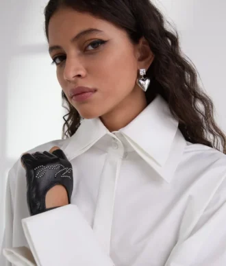 CAMISA DE POPELÍN CON CUELLO DOBLE