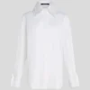 CAMISA DE POPELÍN CON CUELLO DOBLE CAMISA DE POPELÍN CON CUELLO DOBLE