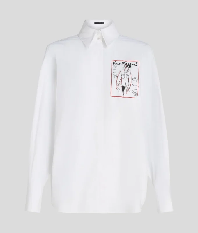 CAMISA DE POPELÍN DE LA SERIE KARL
