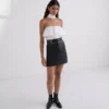 CAMISA DE POPELÍN SIN TIRANTES CAMISA DE POPELÍN SIN TIRANTES