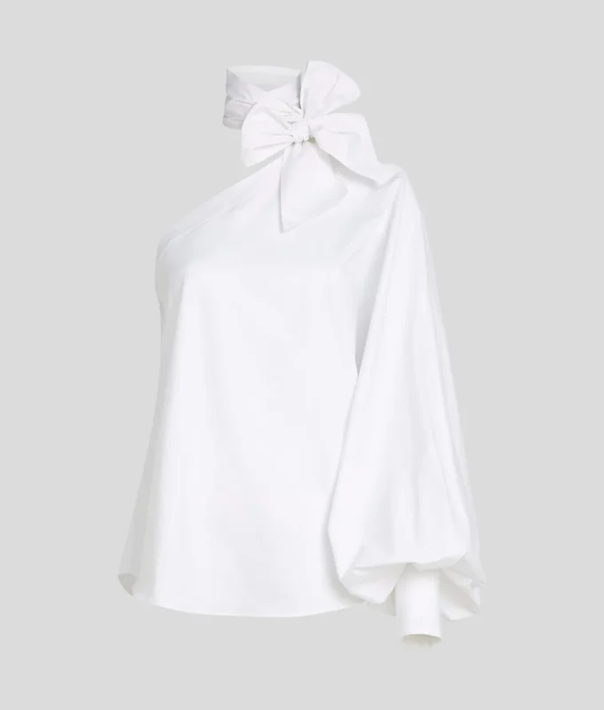 CAMISA DE UNA SOLA MANGA CON LAZO CAMISA DE UNA SOLA MANGA CON LAZO