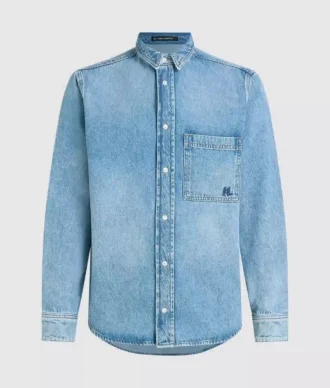 Camisa vaquera de manga larga