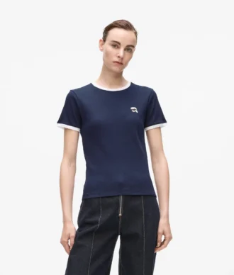 Camiseta ajustada de canalé Ikon