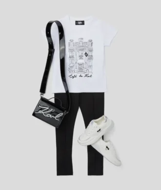 CAMISETA CAFÉ DE KARL PARA NIÑA