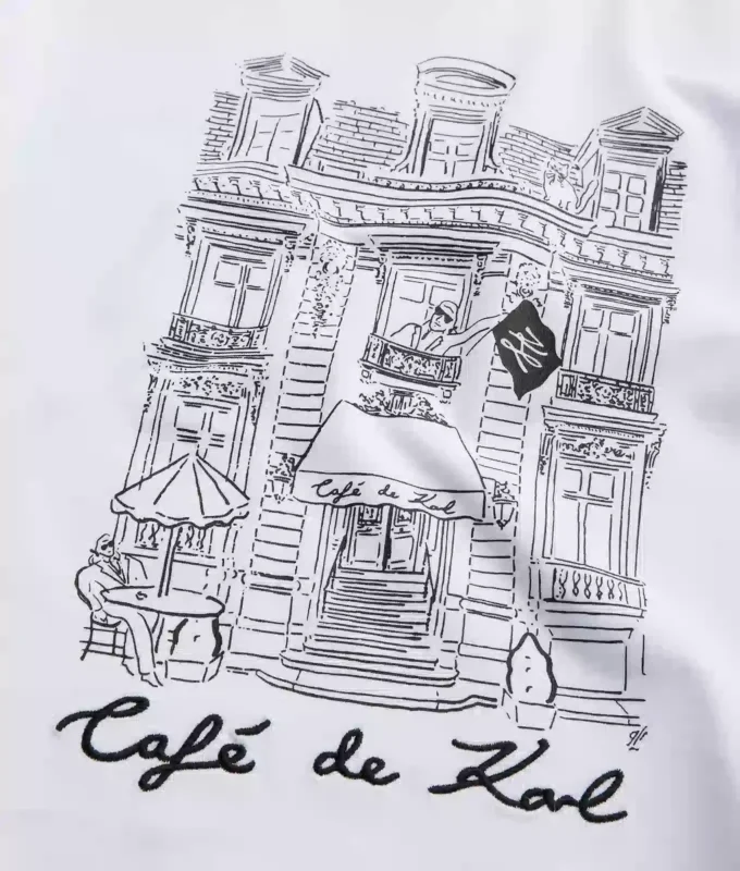 CAMISETA CAFÉ DE KARL PARA NIÑA CAMISETA CAFÉ DE KARL PARA NIÑA