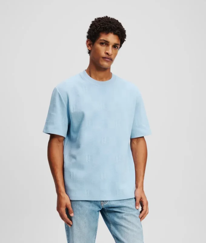 CAMISETA CON CUADROS MONOGRAM CAMISETA CON CUADROS MONOGRAM