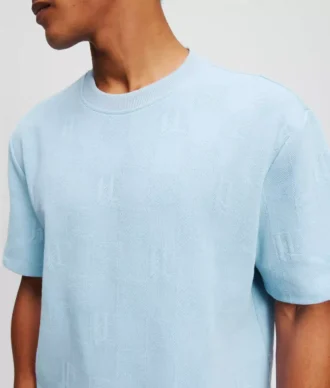 CAMISETA CON CUADROS MONOGRAM