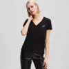 CAMISETA CON CUELLO EN V IKON CHOUPETTE CON PEDRILLAS CAMISETA CON CUELLO EN V IKON CHOUPETTE CON PEDRILLAS