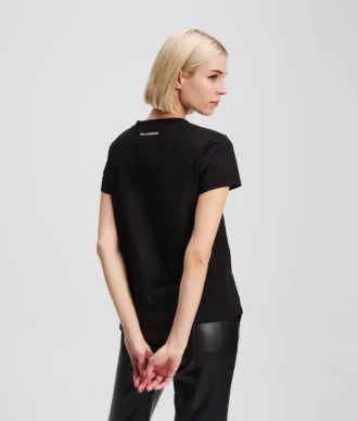 CAMISETA CON CUELLO EN V IKON CHOUPETTE CON PEDRILLAS