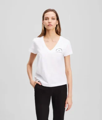 CAMISETA CON CUELLO EN V RUE ST-GUILLAUME