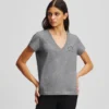 CAMISETA CON CUELLO EN V RUE ST-GUILLAUME CAMISETA CON CUELLO EN V RUE ST-GUILLAUME