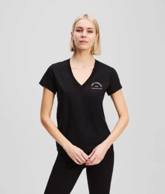 CAMISETA CON CUELLO EN V RUE ST-GUILLAUME