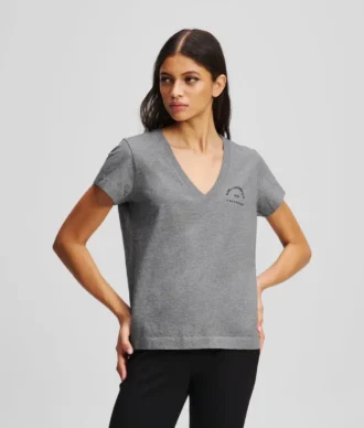 CAMISETA CON CUELLO EN V RUE ST-GUILLAUME