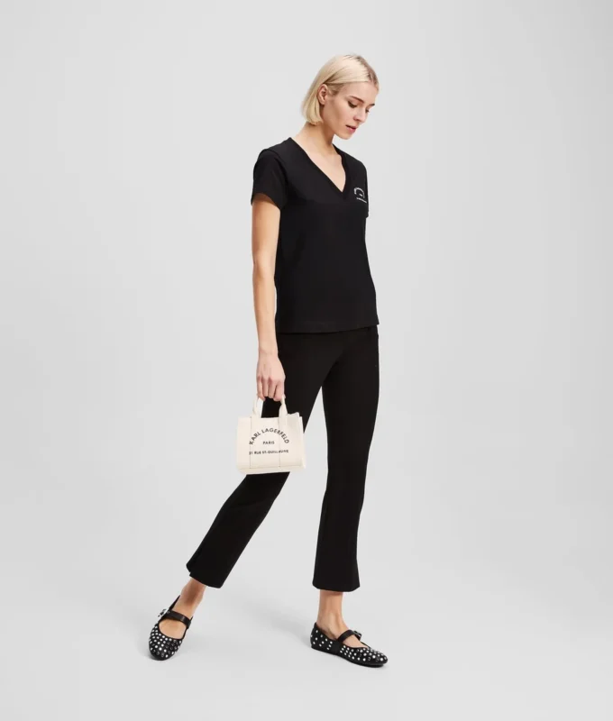 CAMISETA CON CUELLO EN V RUE ST-GUILLAUME CAMISETA CON CUELLO EN V RUE ST-GUILLAUME