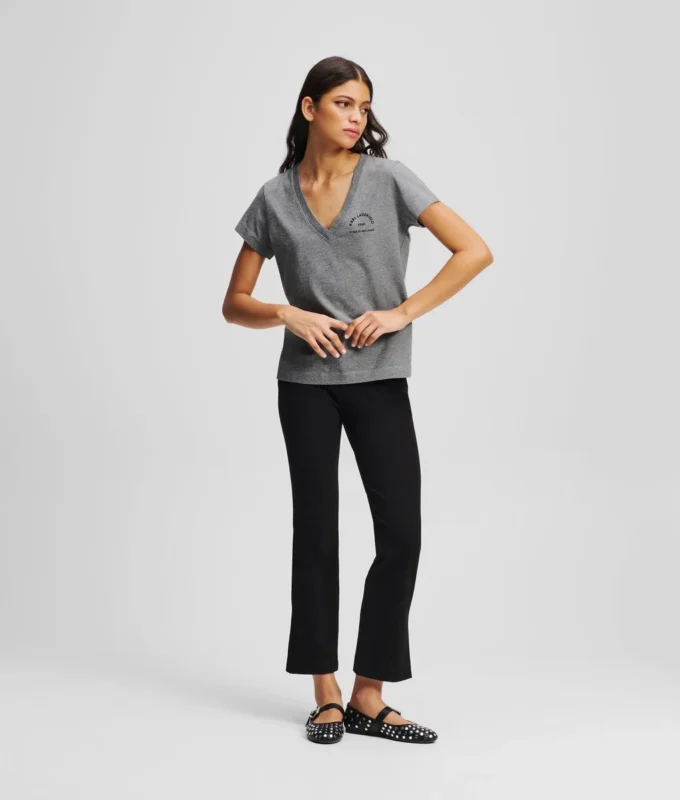 CAMISETA CON CUELLO EN V RUE ST-GUILLAUME CAMISETA CON CUELLO EN V RUE ST-GUILLAUME
