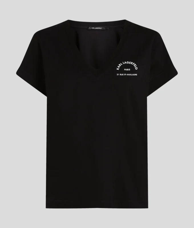 CAMISETA CON CUELLO EN V RUE ST-GUILLAUME CAMISETA CON CUELLO EN V RUE ST-GUILLAUME
