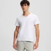 CAMISETA CON CUELLO EN V Y LOGOTIPO – PACK DE 2 CAMISETA CON CUELLO EN V Y LOGOTIPO – PACK DE 2