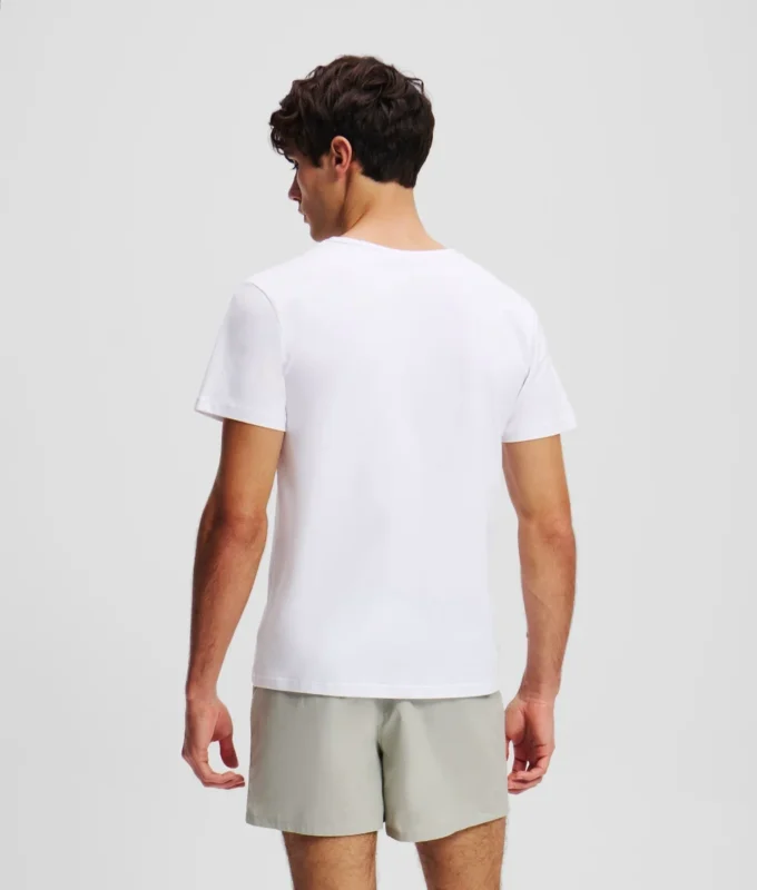 CAMISETA CON CUELLO EN V Y LOGOTIPO – PACK DE 2 CAMISETA CON CUELLO EN V Y LOGOTIPO – PACK DE 2