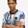 Camiseta con efecto pintura integral Camiseta con efecto pintura integral