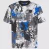 Camiseta con efecto pintura integral Camiseta con efecto pintura integral
