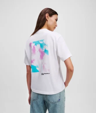 CAMISETA CON ESTAMPADO FLORAL