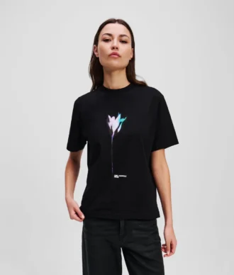 CAMISETA CON ESTAMPADO FLORAL