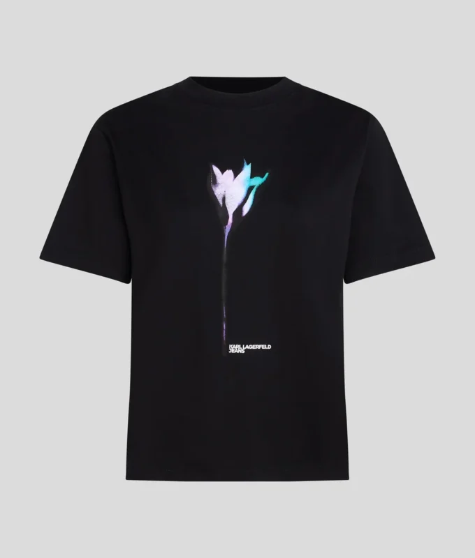 CAMISETA CON ESTAMPADO FLORAL CAMISETA CON ESTAMPADO FLORAL