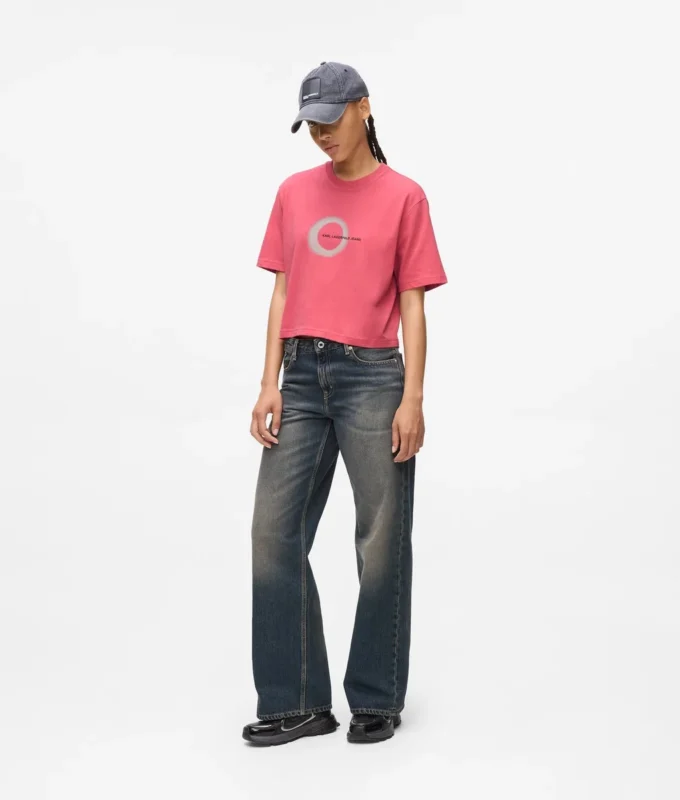 Camiseta con logo Eclipse y corte cuadrado Camiseta con logo Eclipse y corte cuadrado
