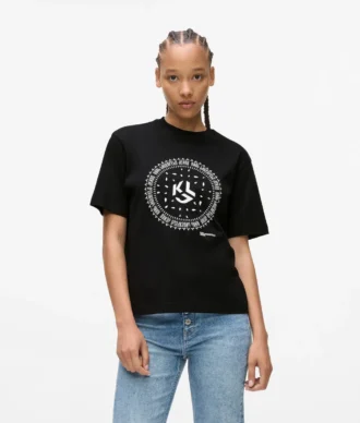 Camiseta con logotipo Bandana
