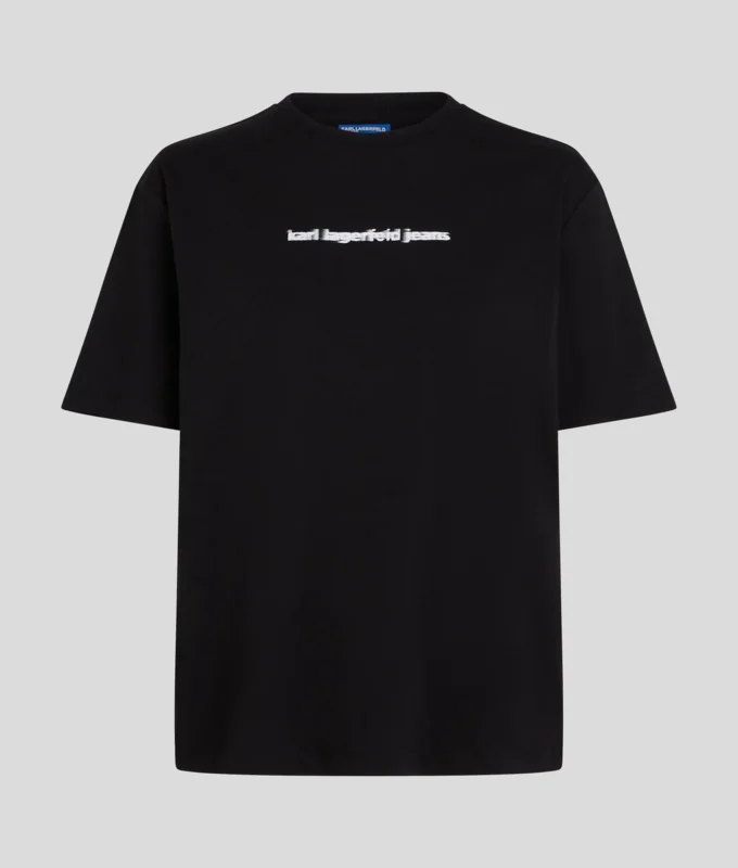 CAMISETA CON LOGOTIPO DESENFOCADO CAMISETA CON LOGOTIPO DESENFOCADO