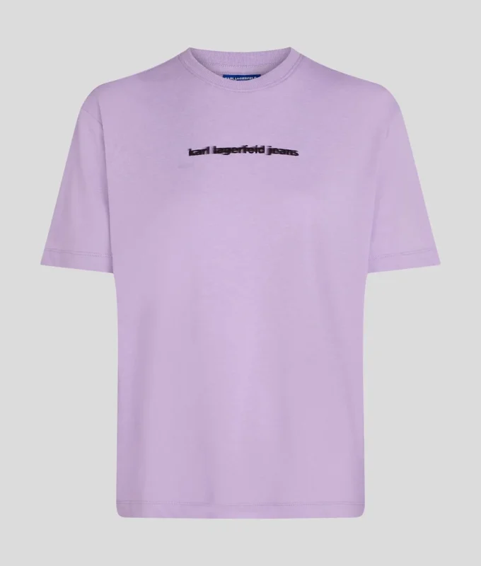 CAMISETA CON LOGOTIPO DESENFOCADO CAMISETA CON LOGOTIPO DESENFOCADO