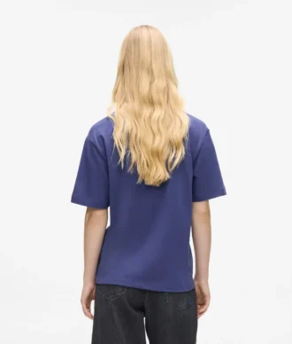 Camiseta con logotipo en el contorno