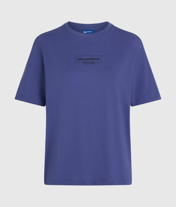Camiseta con logotipo en el contorno Camiseta con logotipo en el contorno