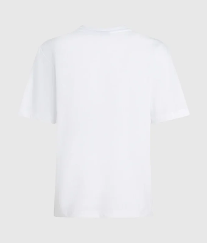 Camiseta con logotipo en el contorno Camiseta con logotipo en el contorno