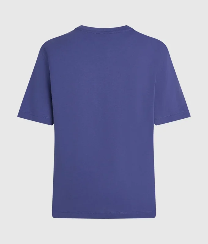 Camiseta con logotipo en el contorno Camiseta con logotipo en el contorno