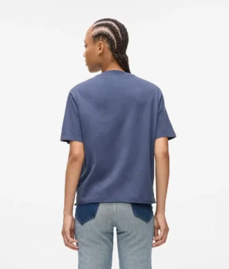 Camiseta con logotipo lavado