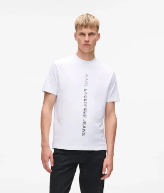 Camiseta con logotipo vertical Camiseta con logotipo vertical