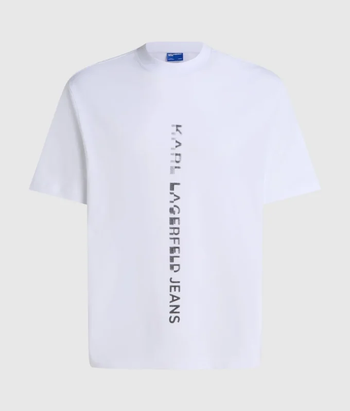 Camiseta con logotipo vertical Camiseta con logotipo vertical