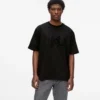 Camiseta con monograma de lentejuelas