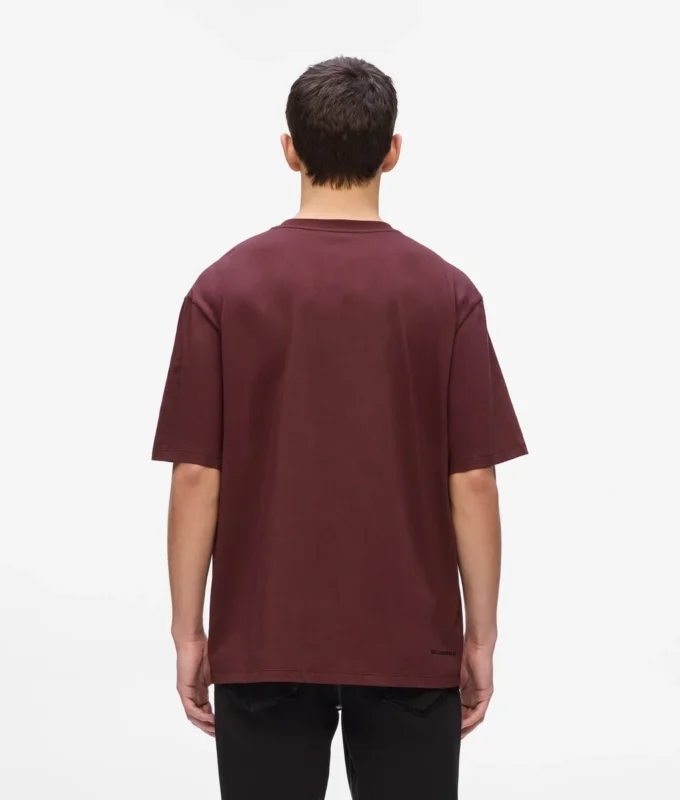 Camiseta con monograma de lentejuelas