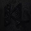 Camiseta con monograma de lentejuelas