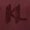 Camiseta con monograma de lentejuelas