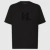 Camiseta con monograma de lentejuelas