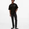 Camiseta con monograma de pedrería