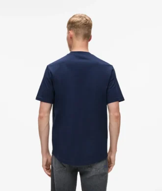 Camiseta con monograma en relieve