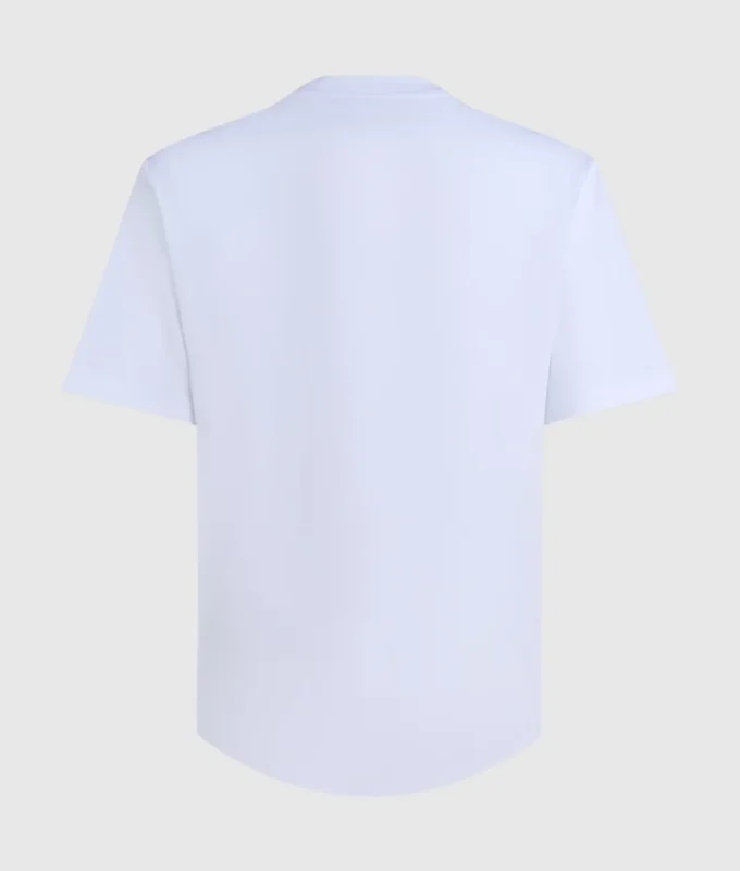 Camiseta con monograma en relieve