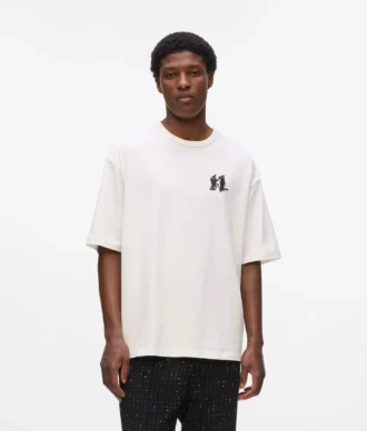Camiseta con monograma gráfico